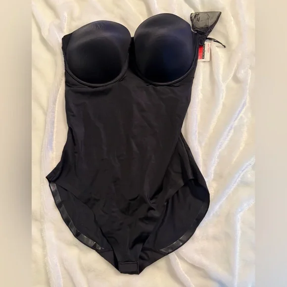 Spanx Black One-Piece Body Suit - Picture 5 of 13
